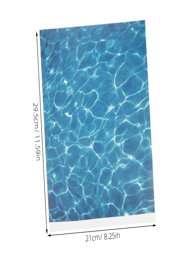 IMIKEYA Table Stream Model 5 Sheets of Artificial River Sheet for Scenery Decoration - Image 2